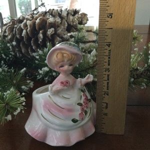 Vintage INARCO E-3405 Pink Lady Flower Pot Planter 4" c.1940